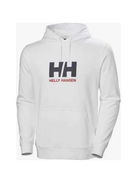 Bluza z kapturem Helly Hansen Logo intensywny S biały