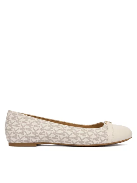MICHAEL Michael Kors Balerinke Mandy Flat Écru