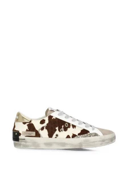 Sneakerși Crime London cu imagine alb