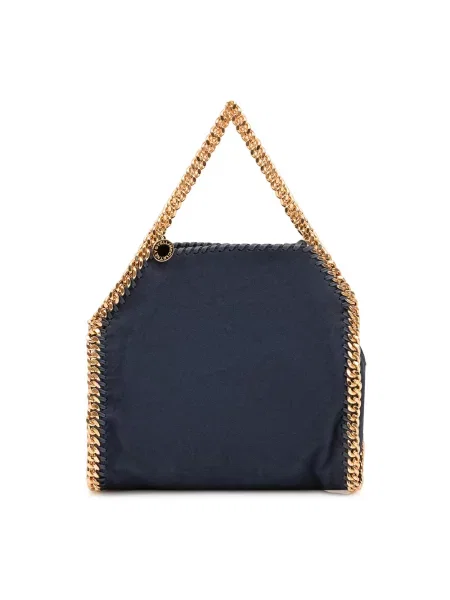 Torebka Stella Mccartney zamszowa niebieska