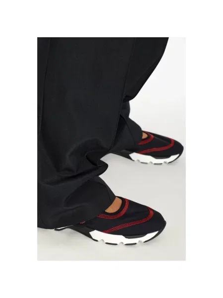 Sneakersy Marni z logo czarne