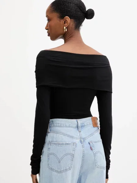 La Mania body uni FOLD negru