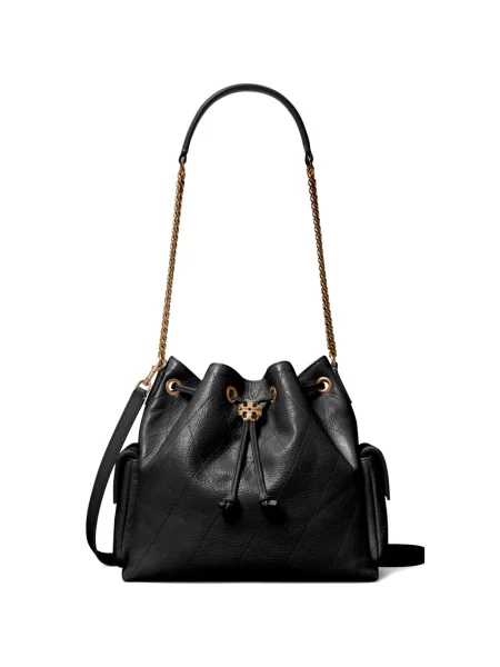 Torebka Tory Burch ze sznurkiem czarna