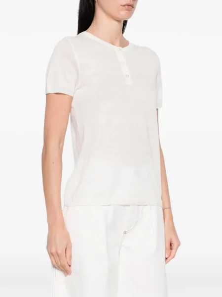 Scurt tricou Base Milano alb