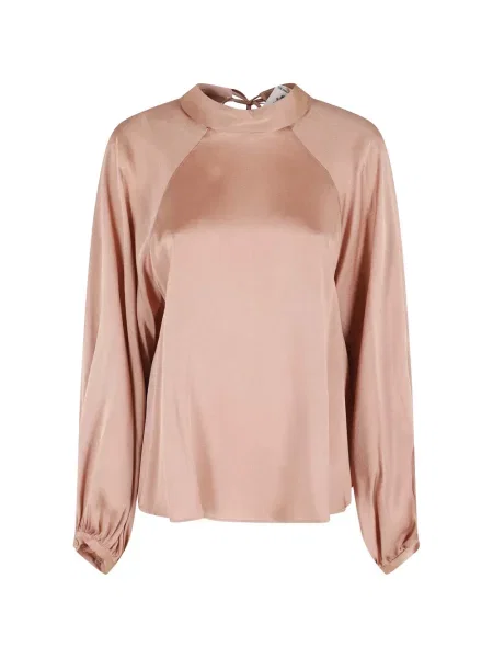 Bluzka Semicouture wiązana różowa