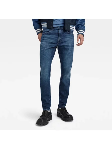Skinny jeansy skinny G-star niebieskie