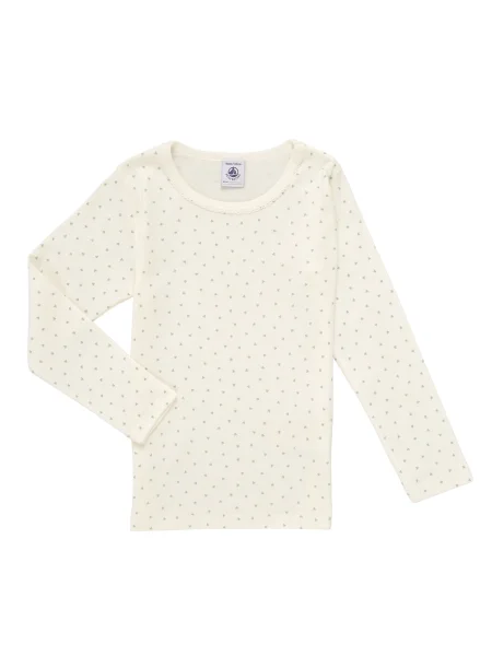 Tricou copii Petit Bateau alb