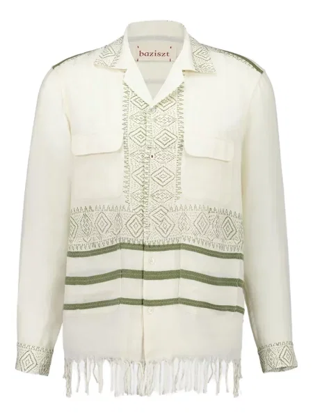 Риза Baziszt бяло