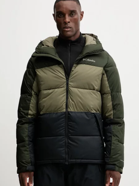 Ски яке Columbia Slope Style кафяво зелено