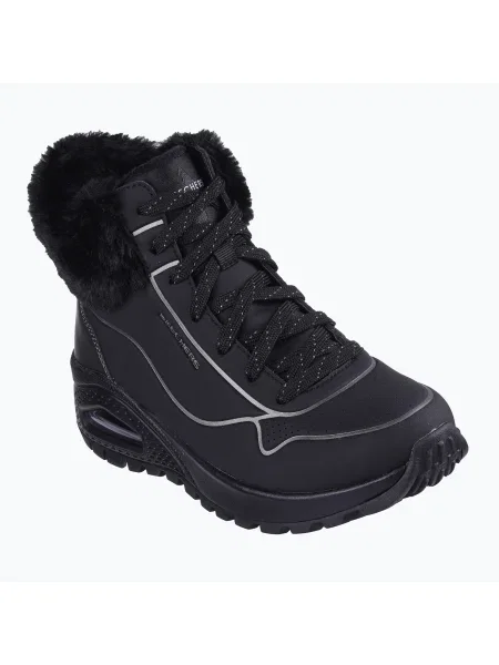 Дамски обувки SKECHERS Uno Rugged Fall Shimmer black/metallic черно