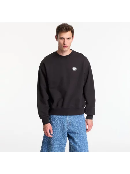 Φούτερ Vans Oval Logo Crew Black L μαύρο