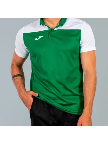 Koszulka polo do tenisa Joma Hobby II biała