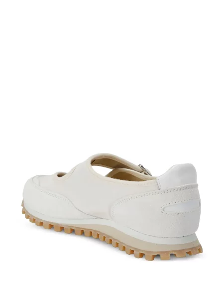 Sneakerși Black Comme Des Garçons din piele alb