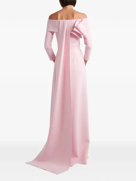 Rochie maxi Safiyaa cu funde roz