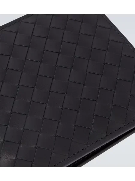 Portofel Bottega Veneta din piele negru