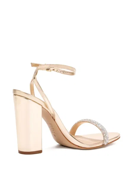 Sandale Schutz de cristal auriu