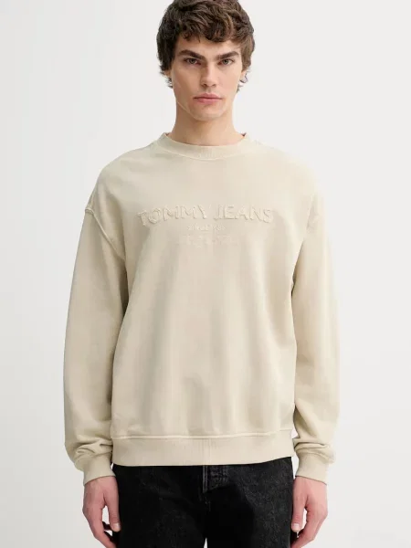 Tommy Jeans μπλούζα μπεζ