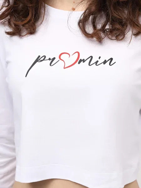 Лонгслив Promin белый
