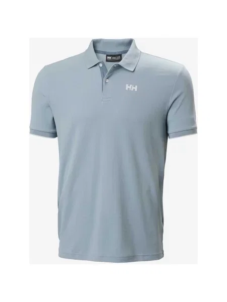 Koszulka polo Helly Hansen Ocean krótki rękaw pastelowy szarawy S niebieski