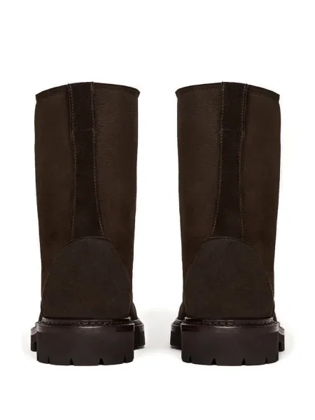 Botine Scarosso din piele de căprioară maro