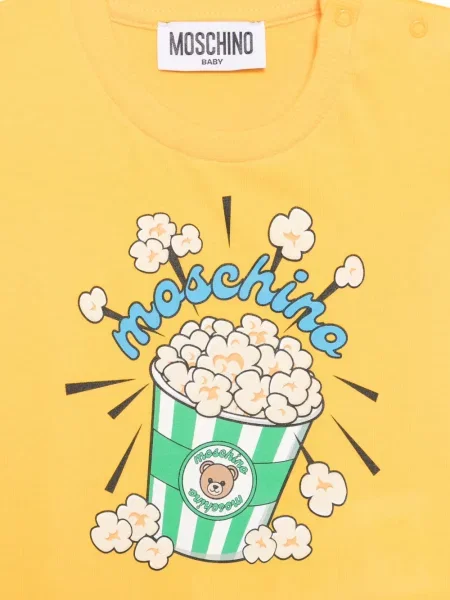 Koszulka dziecięca Moschino żółta