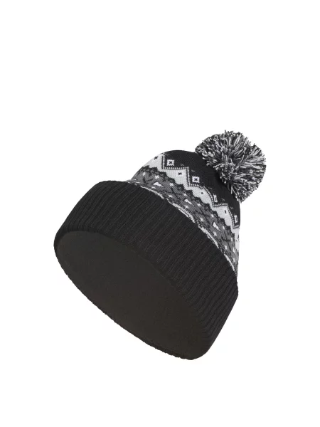 ADIDAS PERFORMANCE Αθλητικός σκούφος CLIMAWARM POM γκρι / ανοικτό γκρι μαύρο