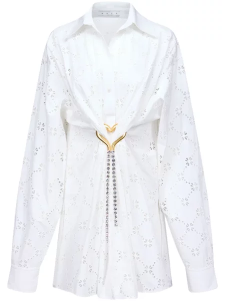 Sukienka koszulowa Area garniturowa biała