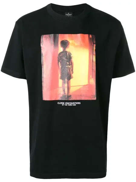 Tricou Marcelo Burlon County Of Milan cu imagine negru