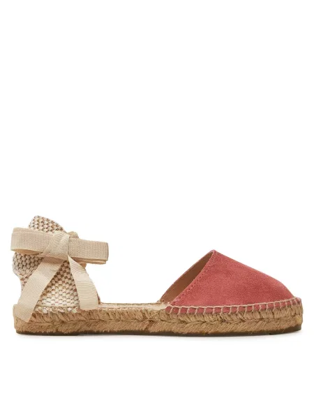 Espadrile Manebi Hamptons Flat Valenciana Espadrilles R P0 Bordo rdeča