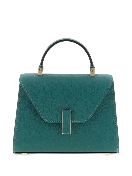 Geanta de piele Valextra din piele verde