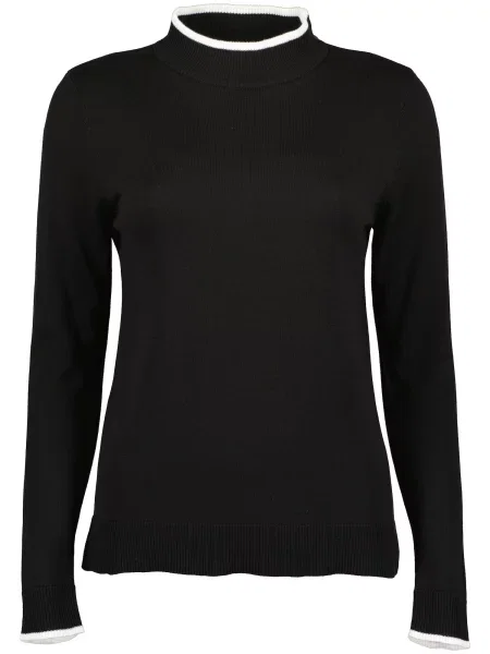 BLUE SEVEN Pulover negru