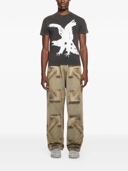 Tricou Off-white cu imagine alb