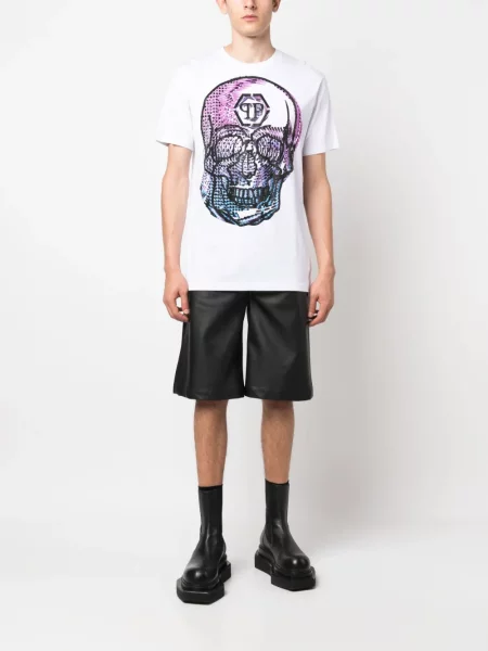 Marškinėliai Philipp Plein balta