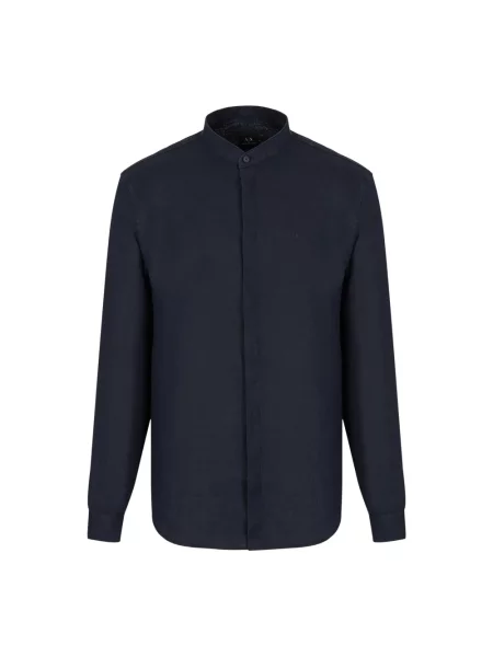 Koszula Armani Exchange niebieska