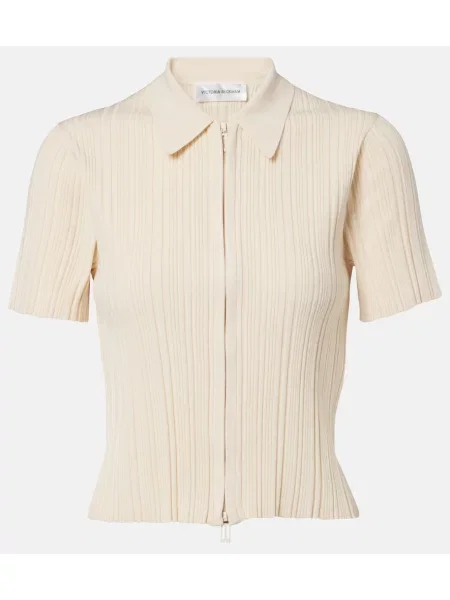 Top Victoria Beckham tricotate bej