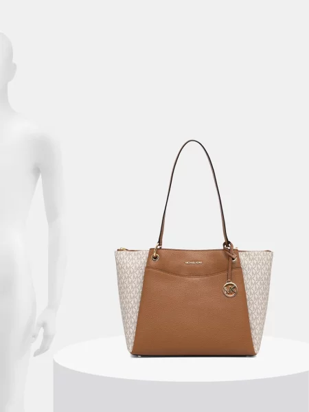 Кожаная сумка шоппер Michael Michael Kors
