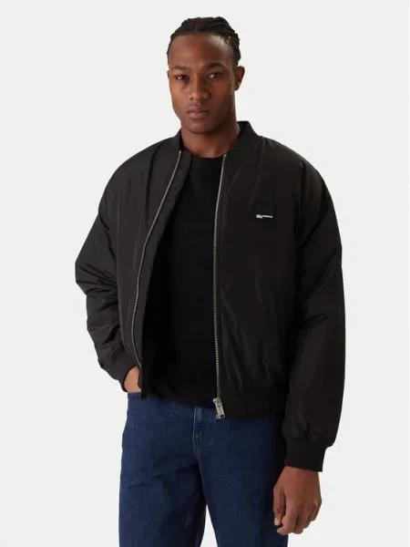 Karl Lagerfeld Jeans Bundy bomber čierna