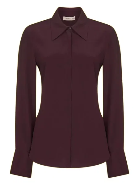 Kołnierzykowy koszula Blanca Vita czerwona