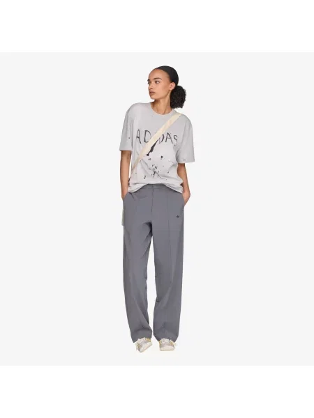 Брюки Adidas Originals для бега серые