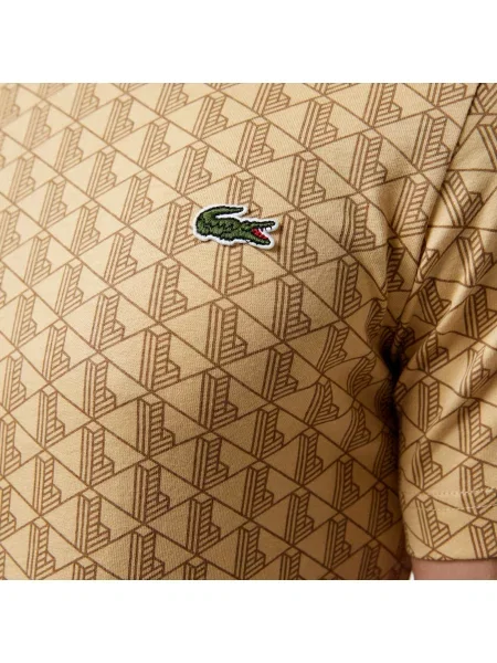 Футболка Lacoste бежевая