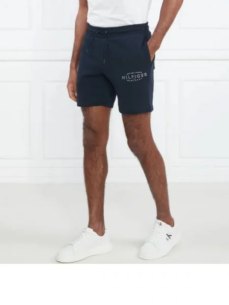 Tommy Hilfiger Pantaloni Scurți HILFIGER CURVE LOGO SWEATSHORT