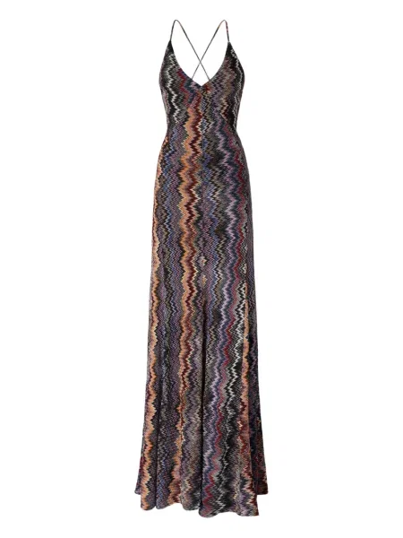 Rochie maxi Missoni de costum albastru