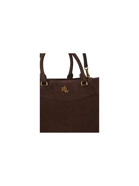 Kabelka LAUREN RALPH LAUREN hnědá