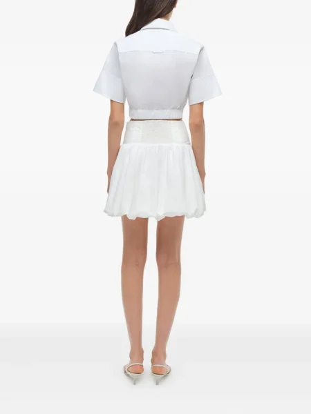 Fusta mini Simkhai alb
