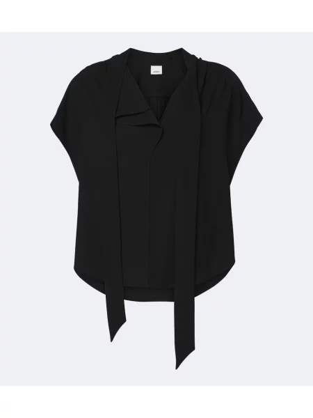 Bluză Isabel Marant cu legături negru