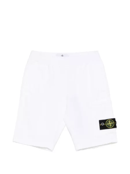 Szorty dziecięce Stone Island białe