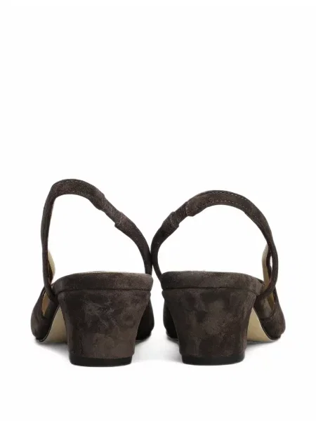 Pantofi cu toc Anniel slingback gri