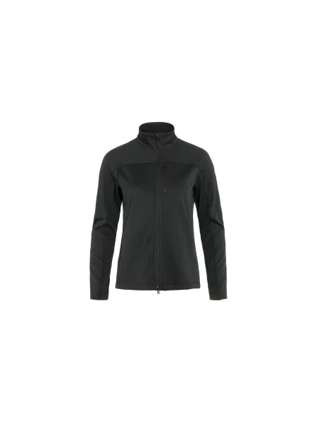 Fjällräven Abisko Lite Fleece Jacket W Black Kobiety Kurtki Fjällräven Size: XS czarny