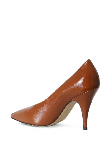 Pantofi cu toc 3juin din piele maro