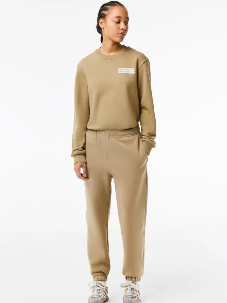 Спортивные штаны Lacoste бежевые